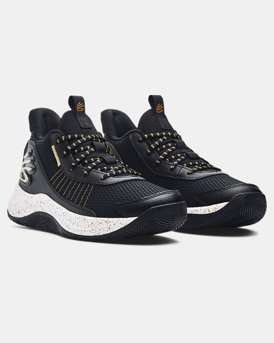 Unisex Curry 3Z7 Basketball Shoes in Black image number 3